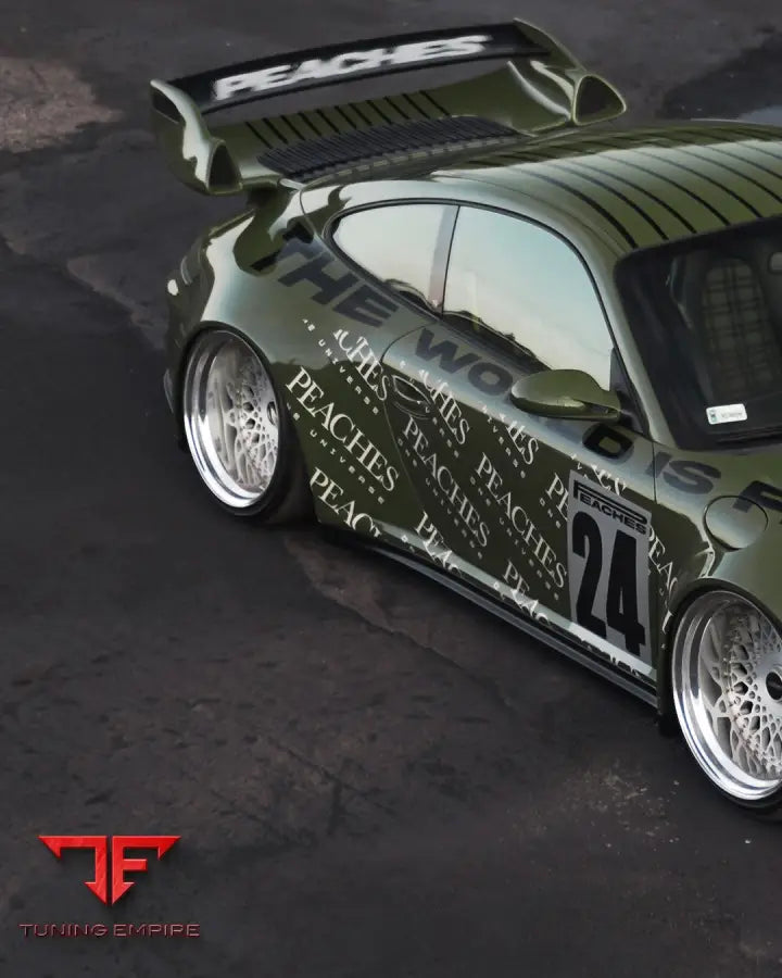PORSCHE BODY KIT AND FORGED WHEELS-38