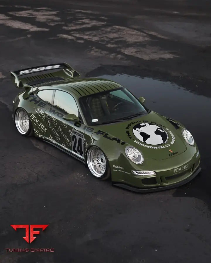 PORSCHE BODY KIT AND FORGED WHEELS-38
