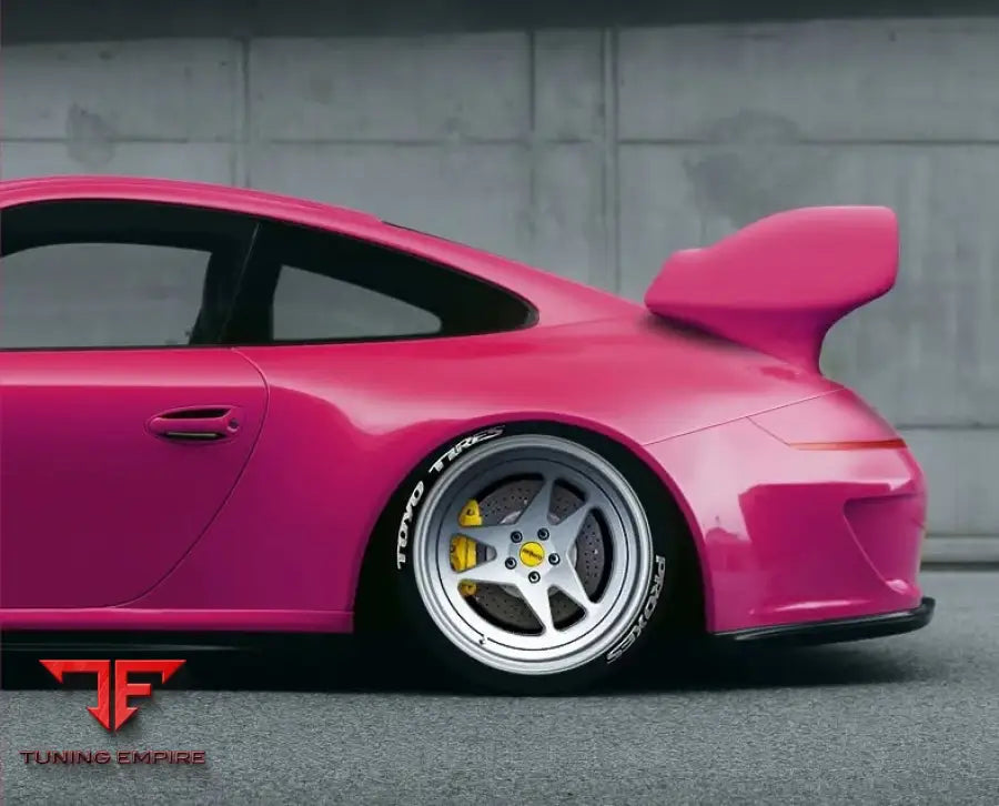 PORSCHE BODY KIT AND FORGED WHEELS-47