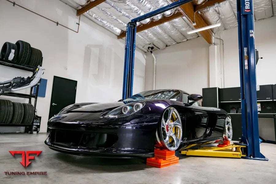 PORSCHE CARRERA GT FORGED WHEELS AND EXHAUST SYSTEM