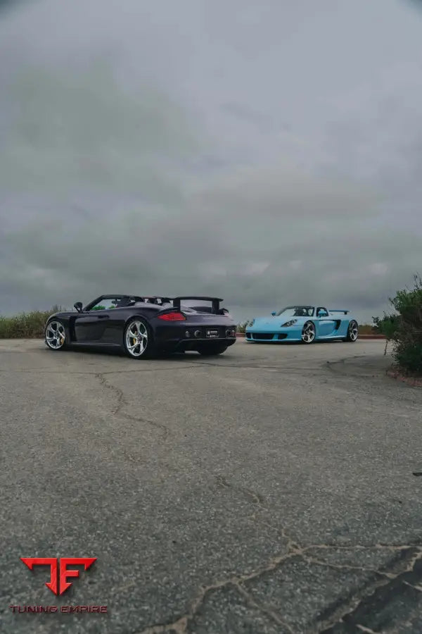 PORSCHE CARRERA GT FORGED WHEELS AND EXHAUST SYSTEM