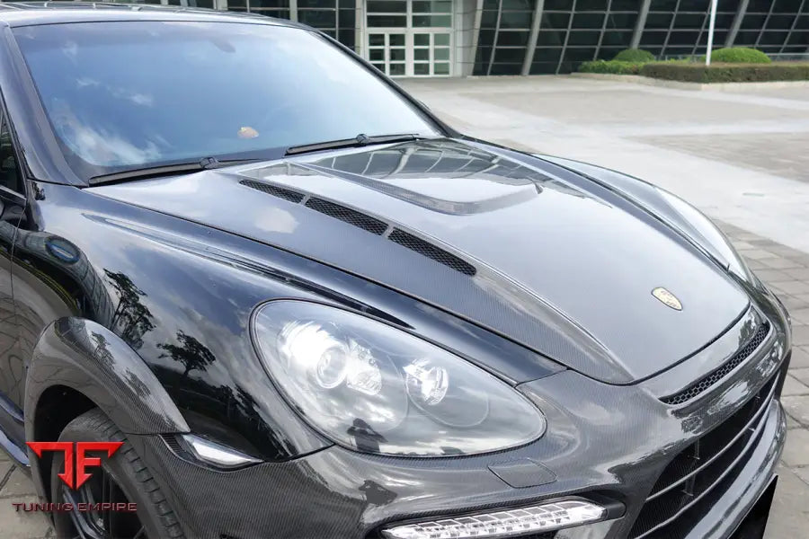 PORSCHE CAYENNE 958.1 HM STYLE CARBON FIBER HOOD BSD