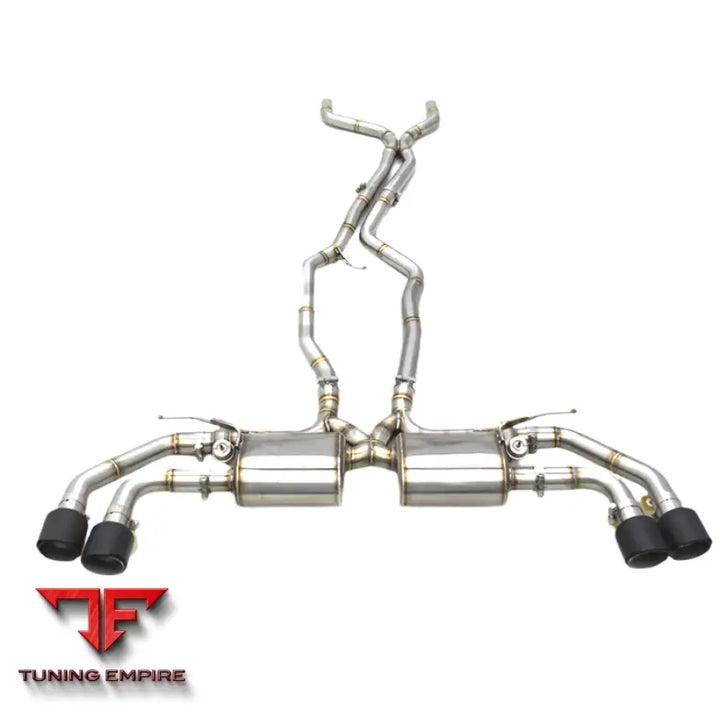 PORSCHE CAYENNE 958 4.8 STAINLESS STEEL CATBACK EXHAUST SYSTEM 2010-2016