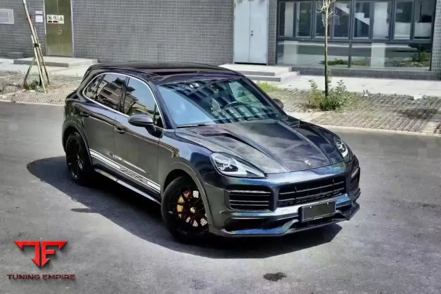 PORSCHE CAYENNE 9Y0 CARBON FIBER HOOD