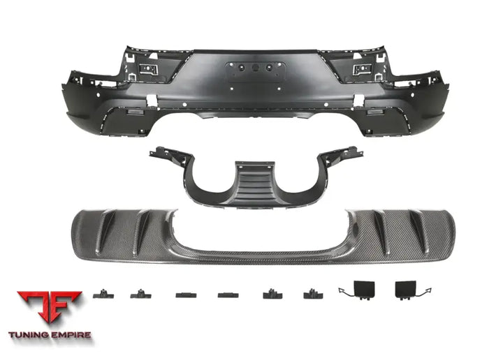 PORSCHE CAYENNE COUPE CENTER PIPE TURBO STYLE UPGRADE