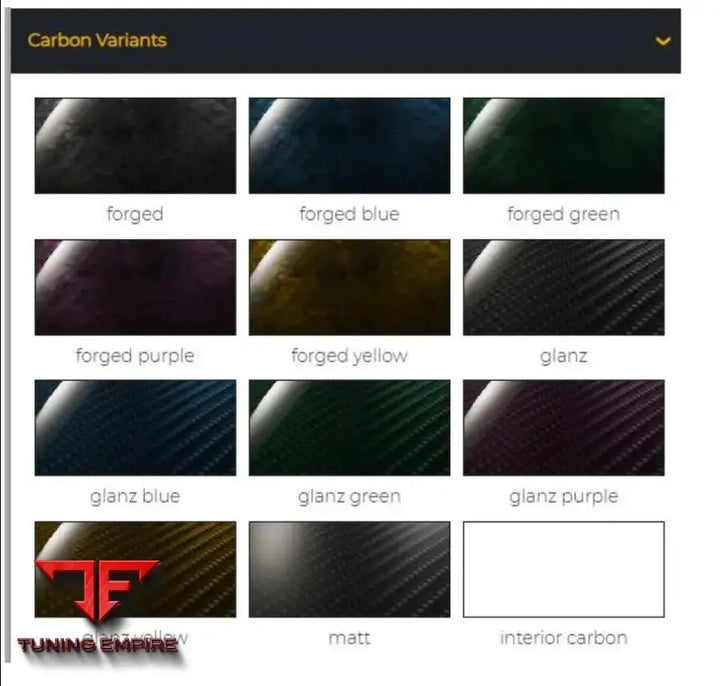 PORSCHE CAYENNE TURBO GT CARBON FIBER PARTS