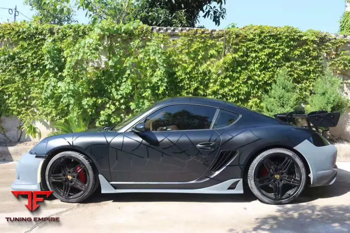 PORSCHE CAYMAN 987.2 TO 981 GT4 STYLE CONVERSION BODY KIT