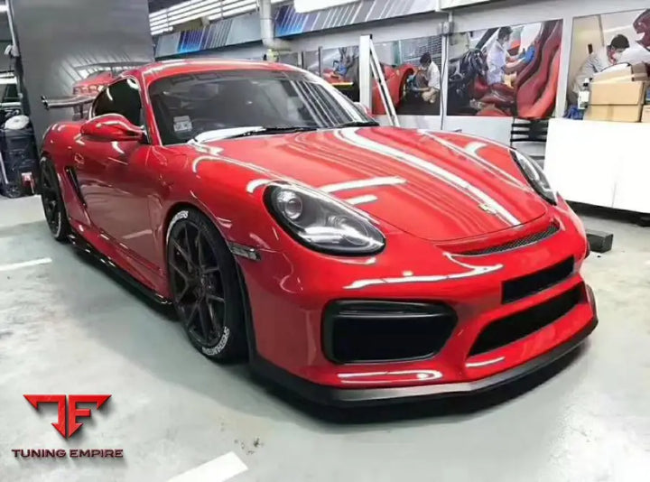 PORSCHE CAYMAN 987.2 TO 981 GT4 STYLE CONVERSION BODY KIT