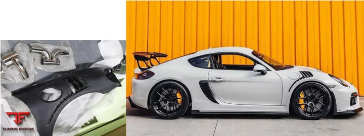 PORSCHE CAYMAN / BOXSTER 718 GT4 CARBON CONVERSION BODY KIT