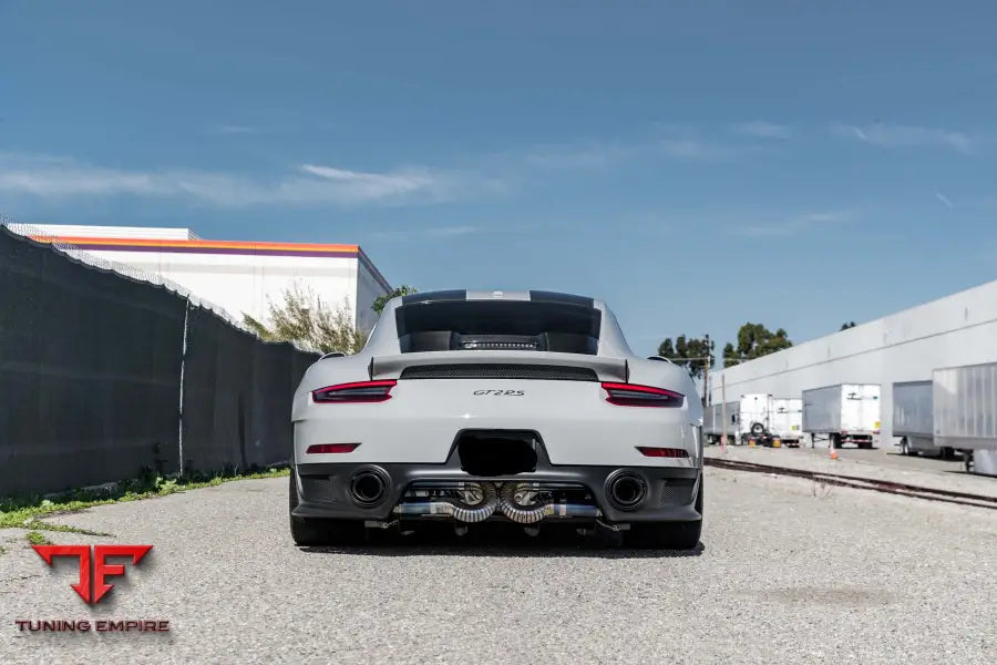 PORSCHE GT2RS FORGED WHEELS AND EXHAUST SYSTEM