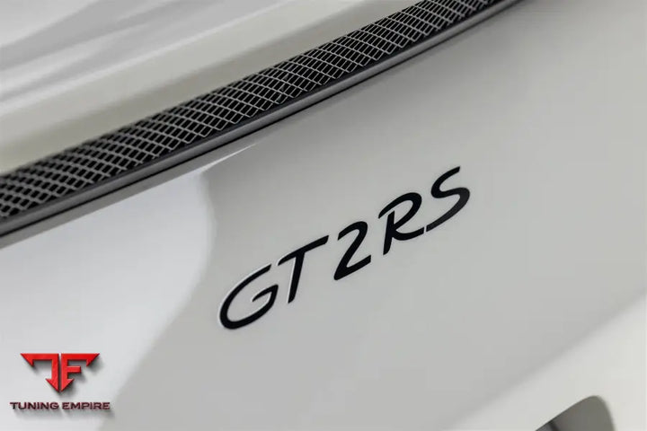 PORSCHE GT2RS FORGED WHEELS AND EXHAUST SYSTEM