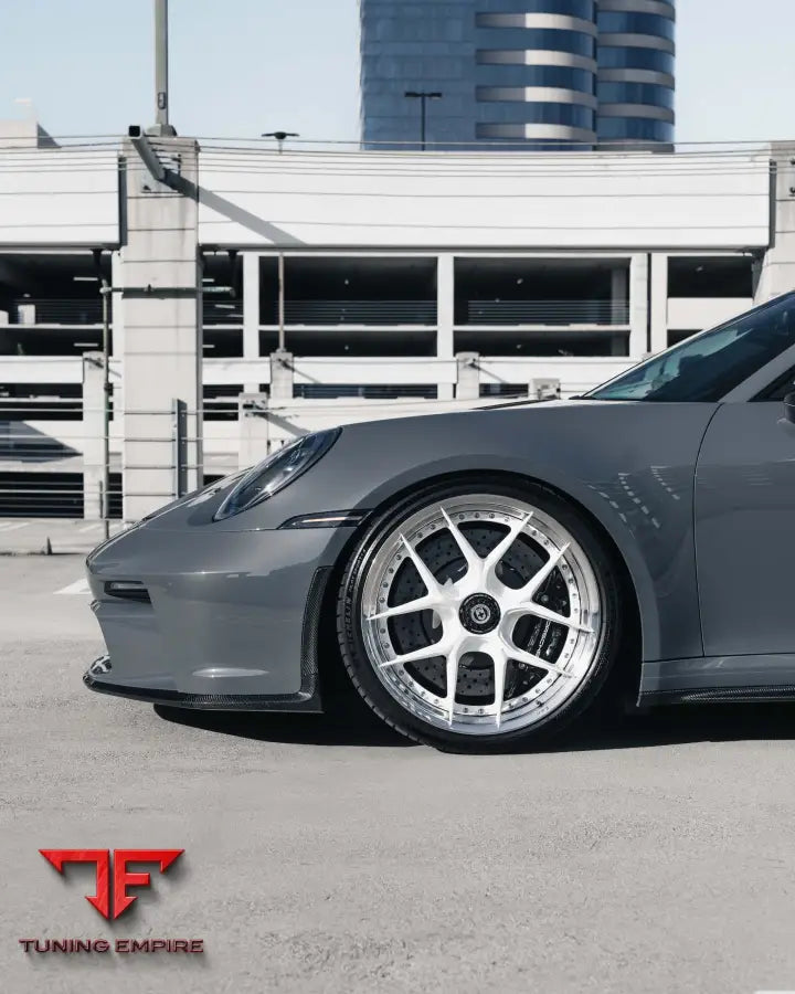 PORSCHE GT3 FORGED WHEELS AND EXHAUST SYSTEM
