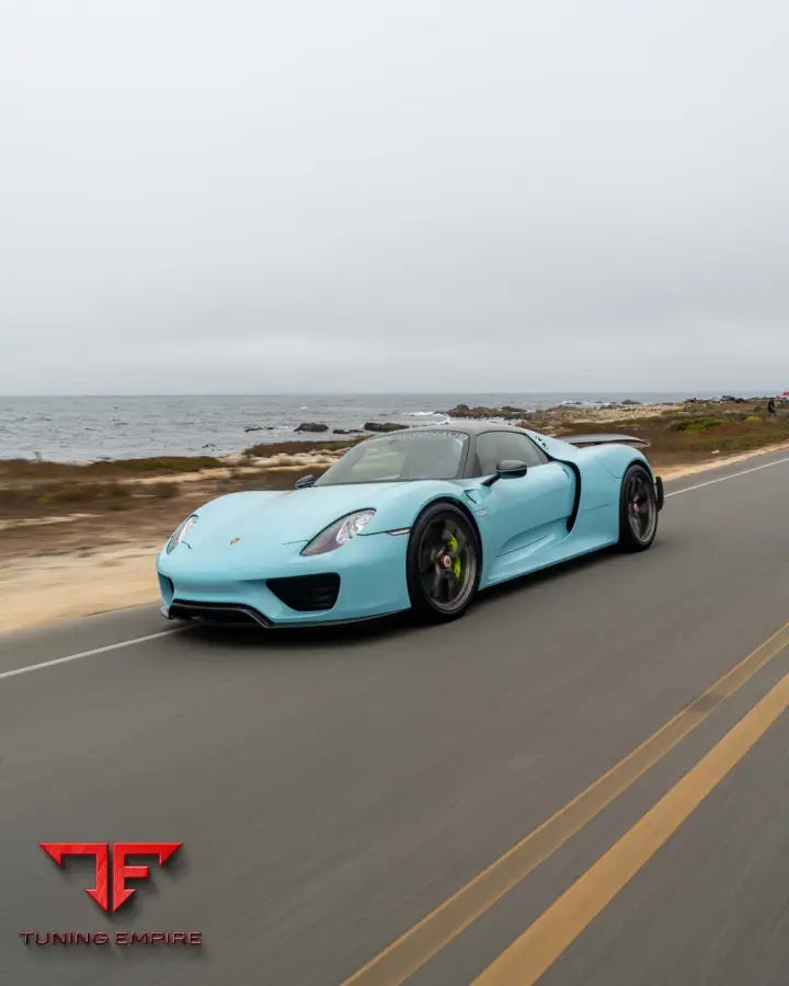 PORSCHE GT3 FORGED WHEELS AND EXHAUST SYSTEM