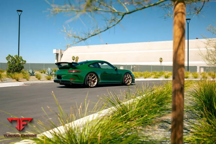 PORSCHE GT3 FORGED WHEELS AND EXHAUST SYSTEM