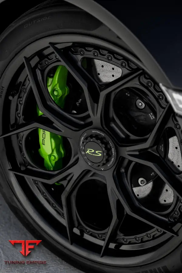 PORSCHE GT3RS FORGED WHEELS AND EXHAUST SYSTEM