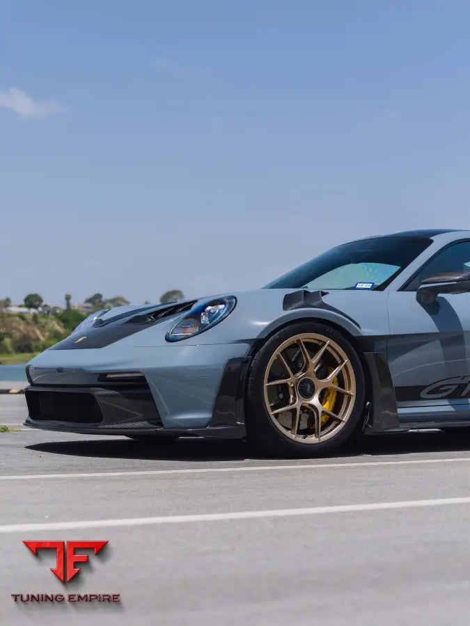 PORSCHE GT3RS FORGED WHEELS AND EXHAUST SYSTEM