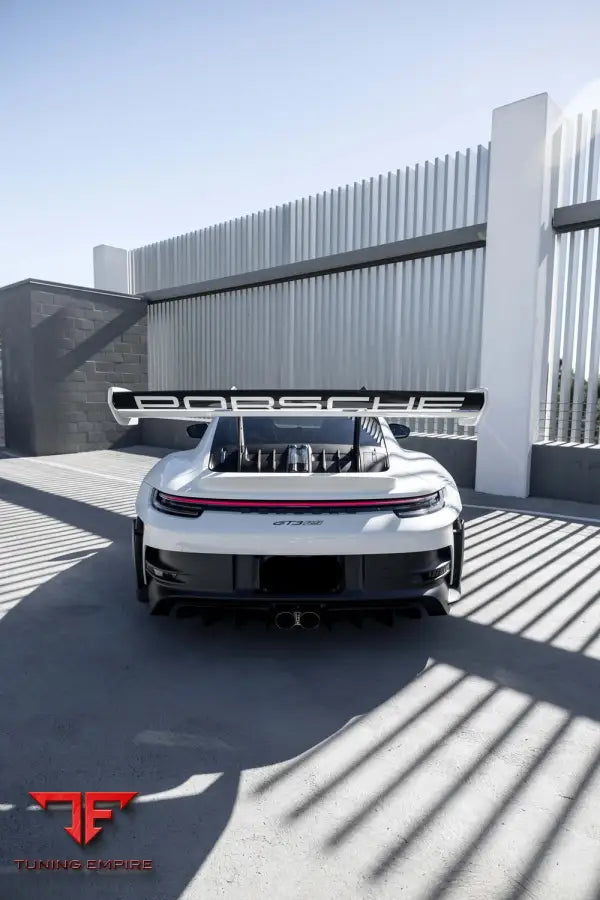 PORSCHE GT3RS FORGED WHEELS AND EXHAUST SYSTEM