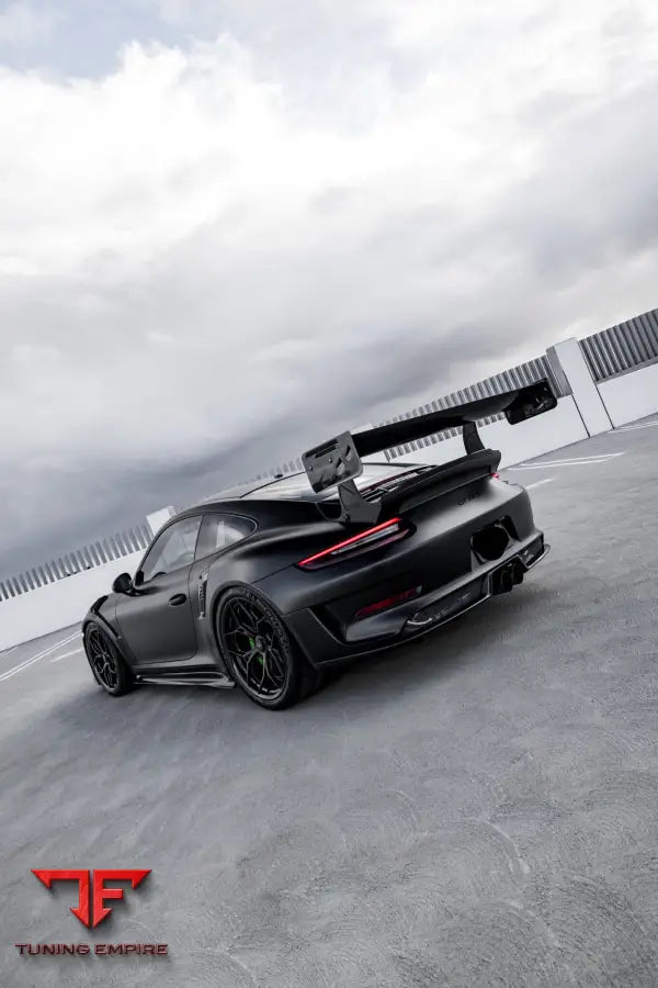 PORSCHE GT3RS FORGED WHEELS AND EXHAUST SYSTEM