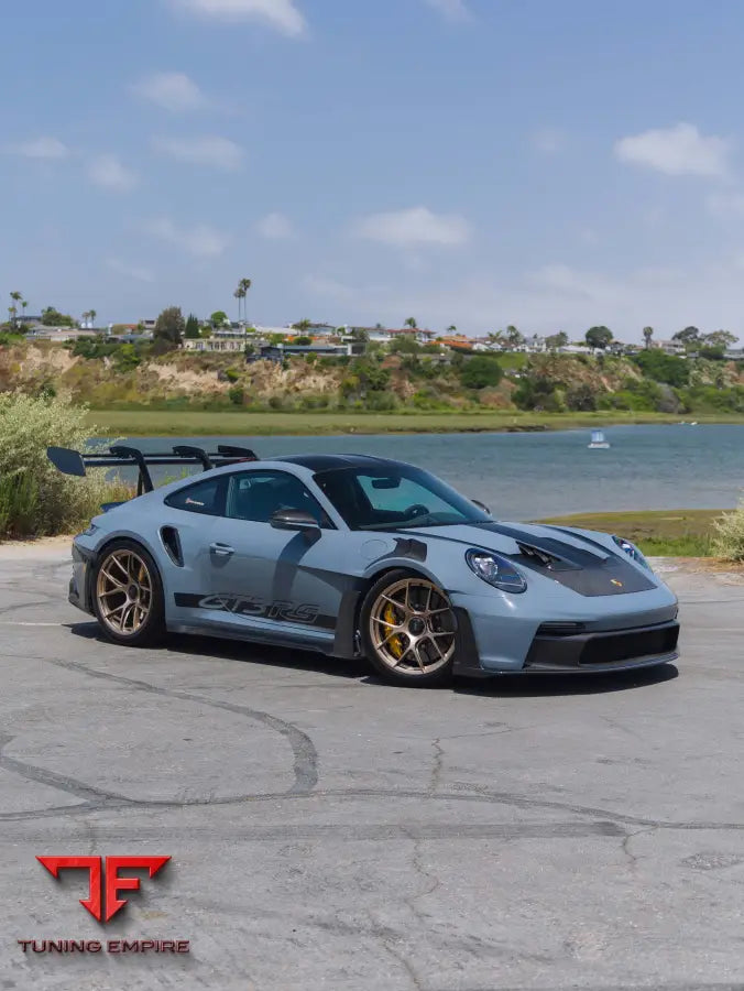 PORSCHE GT3RS FORGED WHEELS AND EXHAUST SYSTEM