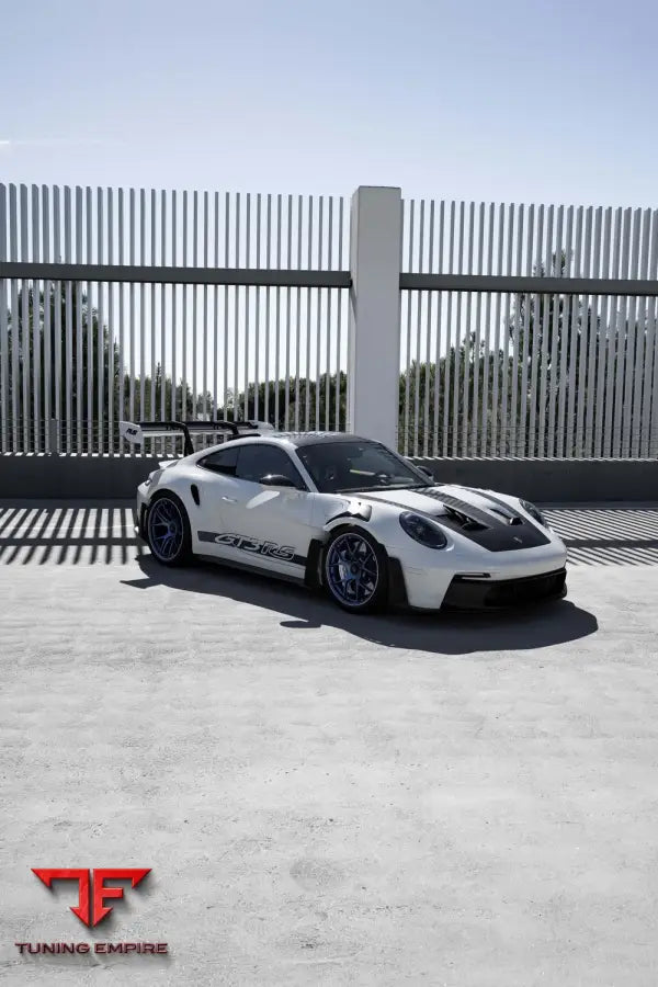 PORSCHE GT3RS FORGED WHEELS AND EXHAUST SYSTEM