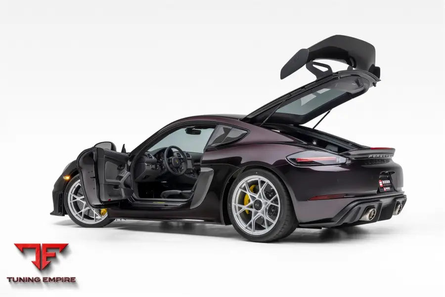 PORSCHE GT4RS FORGED WHEELS AND EXHAUST SYSTEM