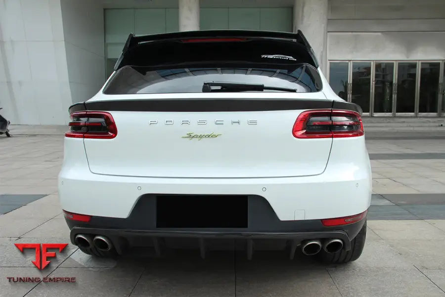 PORSCHE MACAN BS STYLE CARBON FIBER ROOF SPOILER BSD