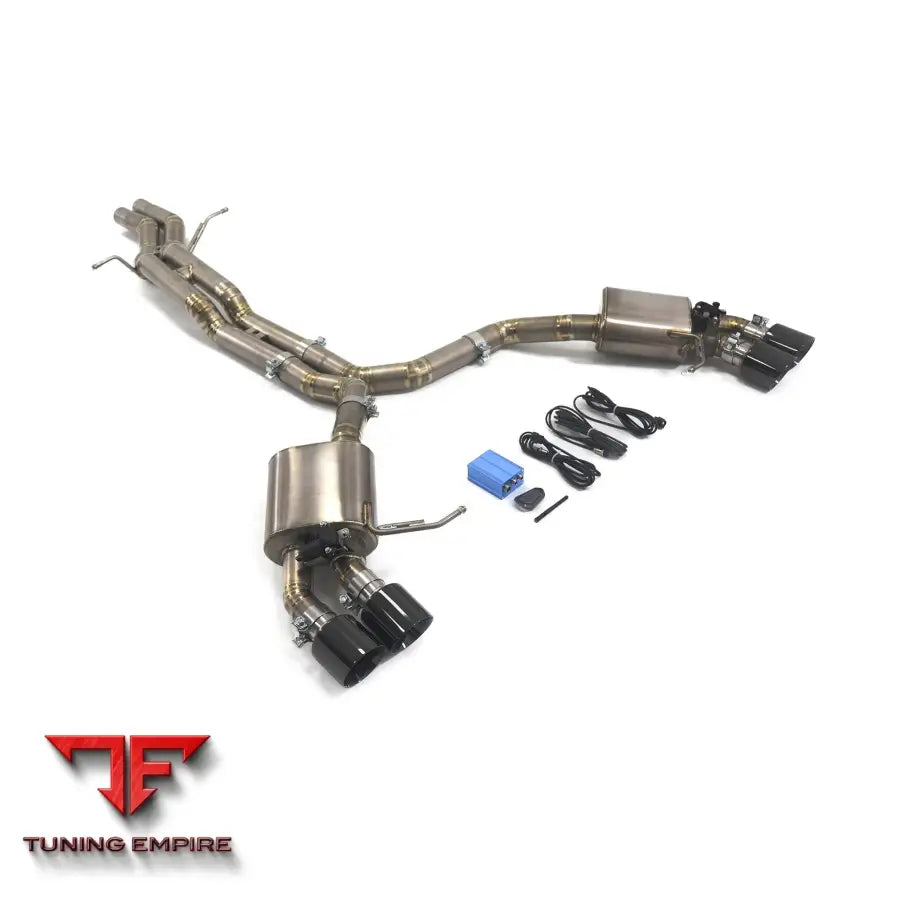 PORSCHE MACAN S GTS 3.0T STAINLESS STEEL CATBACK RAZOR EXHAUST WITH MUFFLER VALVE