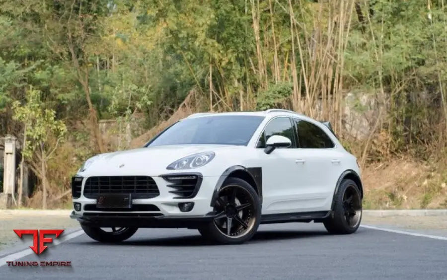 PORSCHE MACAN/MACAN S/MACAN GTS CARBON FIBER SIDE SKIRTS 2015-2021Y