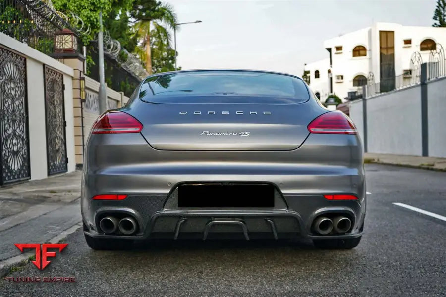 PORSCHE PANAMERA 970.2 BS-SPORT STYLE CARBON FIBER REAR DIFFUSER BSD