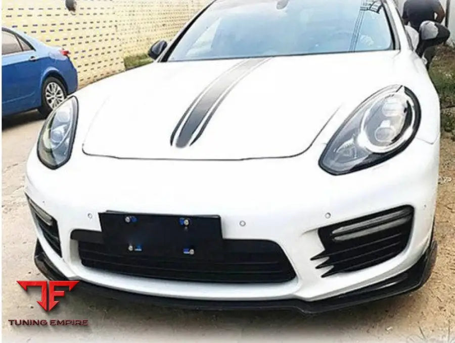 PORSCHE PANAMERA 970 GTS TURBO S FACELIFT CARBON FIBER FRONT BUMPER LIP 2014-2016Y