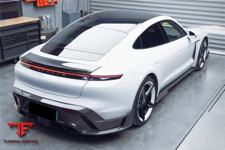 PORSCHE TAYCAN & 4 & 4S & GTS & TURBO CADO STYLE REAR DIFFUSER BSD