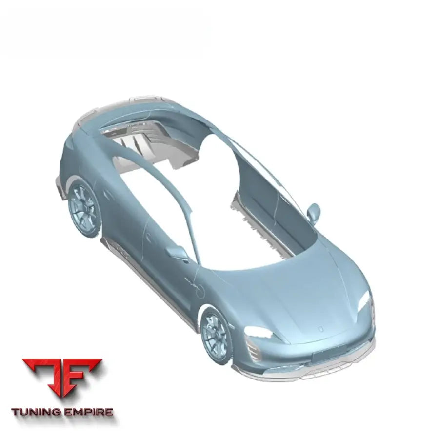 PORSCHE TAYCAN DRY CARBON FIBER BODY KIT PARTS