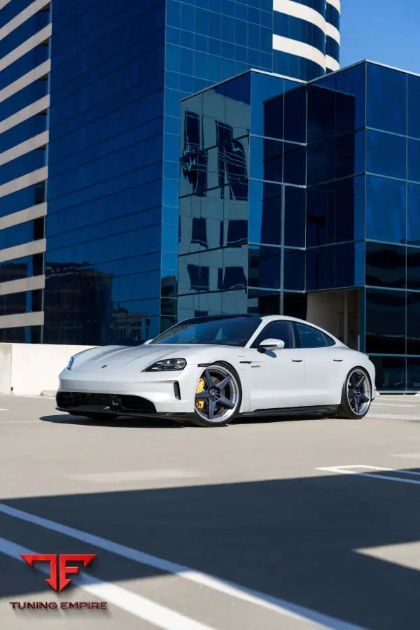 PORSCHE TAYCAN GTS FORGED WHEELS AND EXHAUST SYSTEM