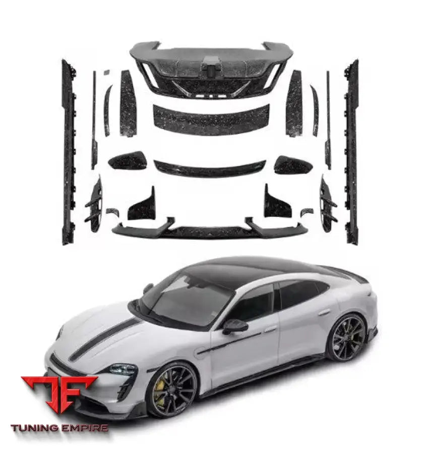 PORSCHE TAYCAN TURBO CARBON FIBER PARTS