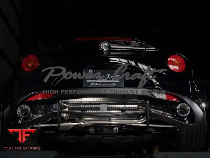 POWERCRAFT ALFA ROMEO 4C EXHAUST SYSTEM