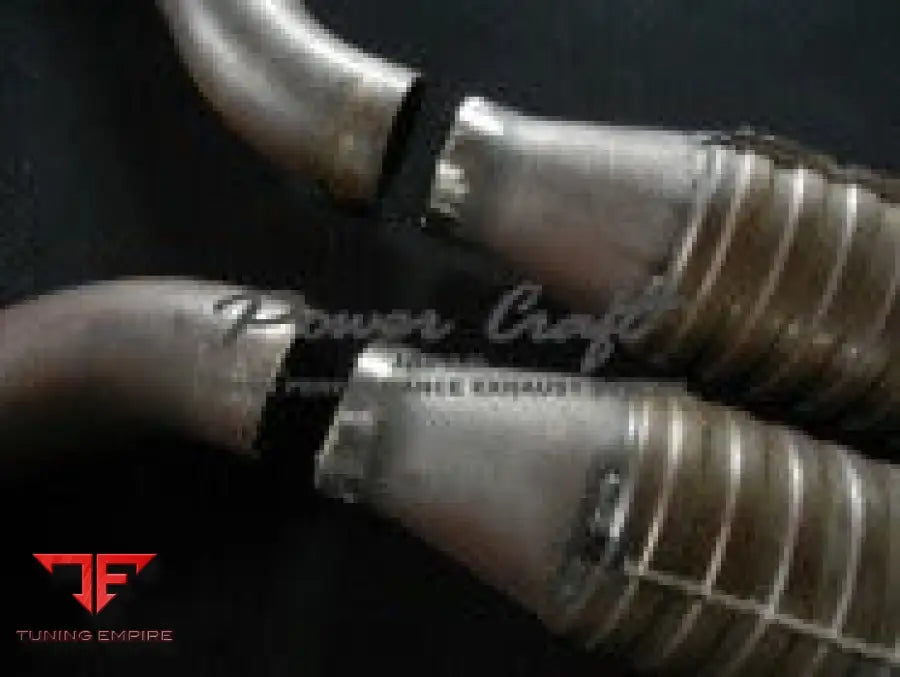 POWERCRAFT BMW E90 E92 M3 CENTER X TUBE HYBRID EXHAUST MUFFLER SYSTEM