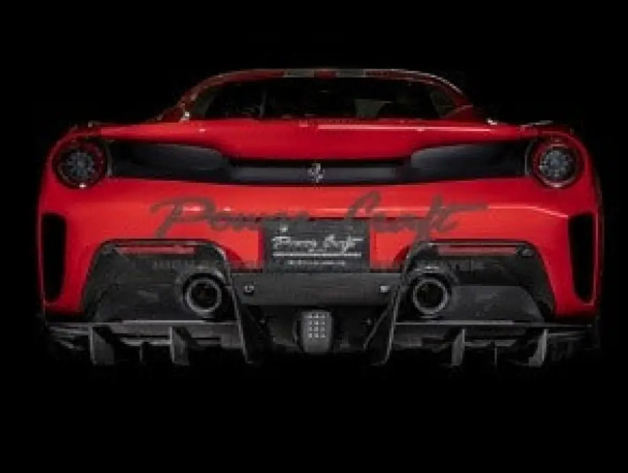 POWERCRAFT FERRARI 488 PISTA HYBRID EXHAUST MUFFLER SYSTEM
