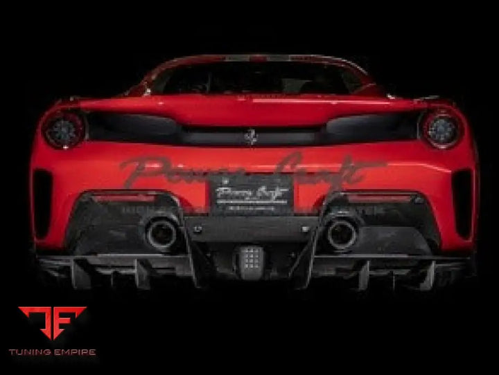 POWERCRAFT FERRARI 488 PISTA HYBRID EXHAUST MUFFLER SYSTEM