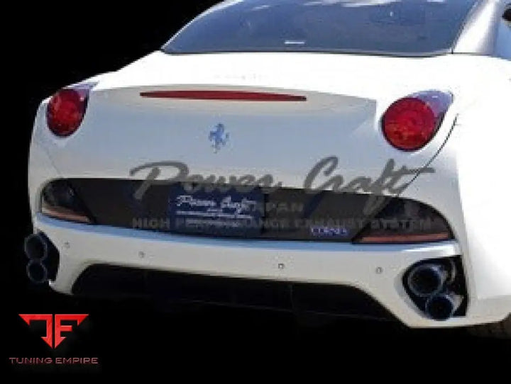 POWERCRAFT FERRARI CALIFORNIA30 CENTER X TUBE HYBRID EXHAUST MUFFLER SYSTEM
