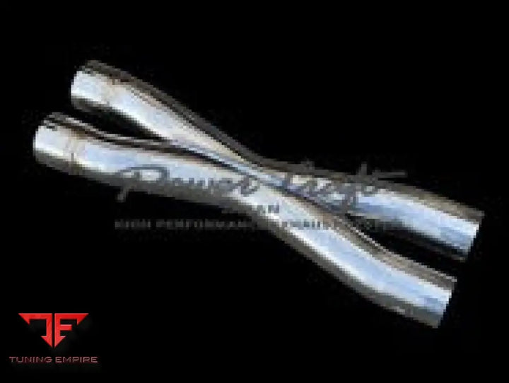 POWERCRAFT FERRARI F12 / TDF FRONT PIPE HYBRID EXHAUST MUFFLER SYSTEM
