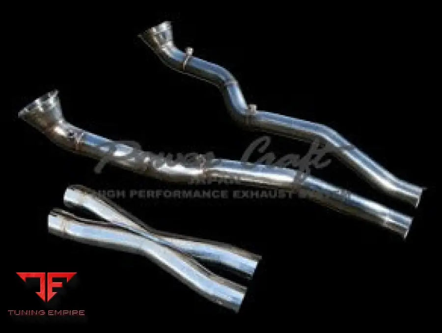 POWERCRAFT FERRARI F12 / TDF FRONT PIPE HYBRID EXHAUST MUFFLER SYSTEM