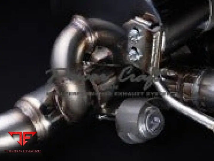 POWERCRAFT FERRARI FF FRONT PIPE HYBRID EXHAUST MUFFLER SYSTEM