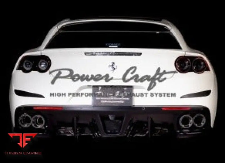 POWERCRAFT FERRARI GTC4 LUSSO V8 TURBO HYBRID EXHAUST MUFFLER SYSTEM