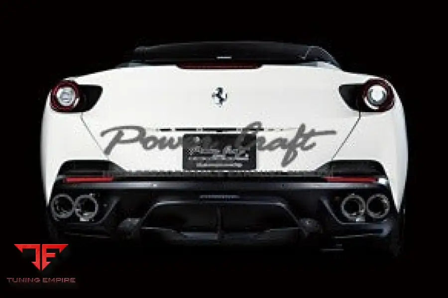 POWERCRAFT FERRARI PORTFINO FRONT PIPE HYBRID EXHAUST MUFFLER SYSTEM