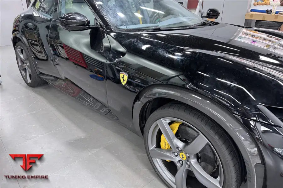 PUROSANGUE FUV TYPE F175 OEM STYLE DRY CARBON FIBER SIDE SKIRTS BSD