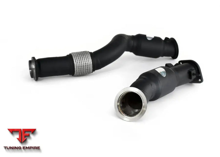 QUICKSILVER BMW M4 G82 AND G83 - CERAMIC COATED PRIMARY CATALYST DELETE PIPES (2021 ON)