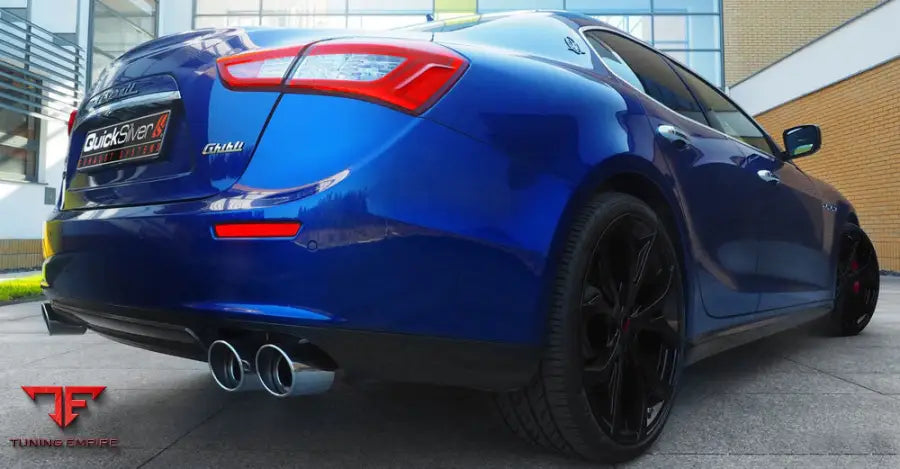 QUICKSILVER MASERATI GHIBLI INC. S Q4 PETROL - SPORT EXHAUST WITH SOUND ARCHITECT™ (2014 ON)