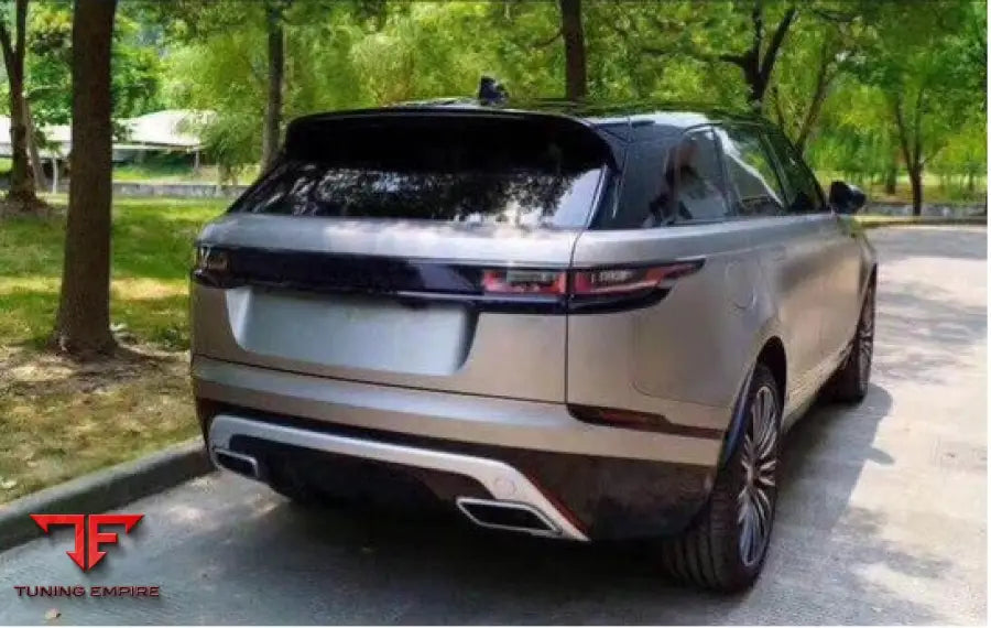 RANGE ROVER VELAR CARBON FIBER REAR BUMPER DIFFUSER WITH EXHAUST TIPS 2017-2021Y