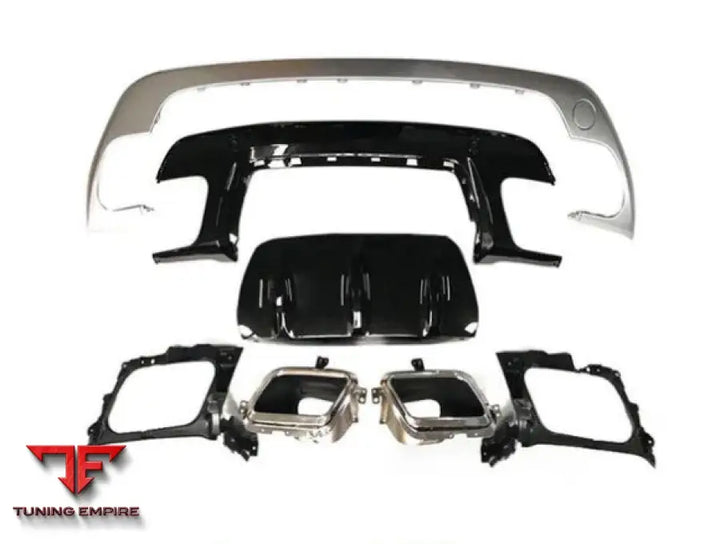 RANGE ROVER VELAR CARBON FIBER REAR BUMPER DIFFUSER WITH EXHAUST TIPS 2017-2021Y
