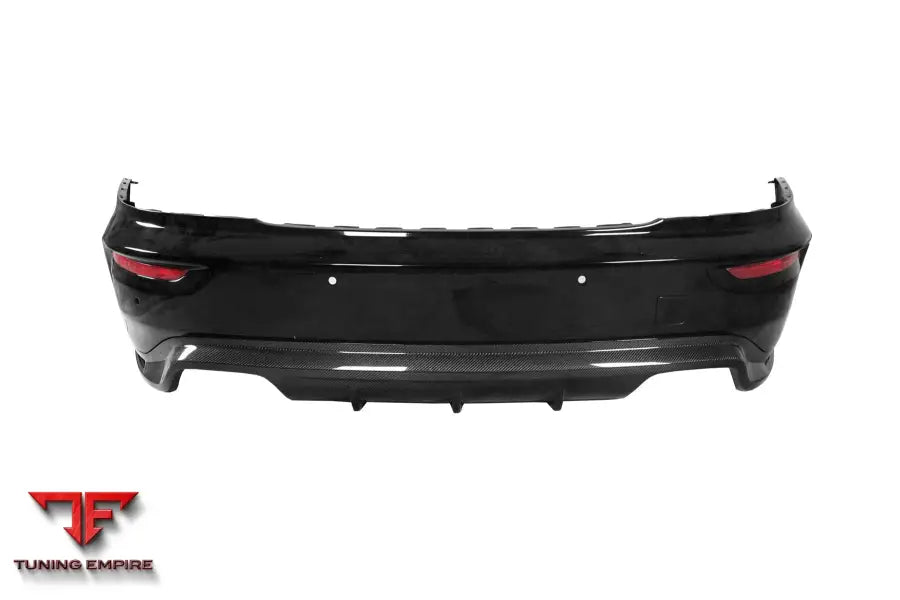 ROLLS-ROYCE WRAITH & DAWN BKSS STYLE PARTIAL CARBON FIBER REAR BUMPER BSD
